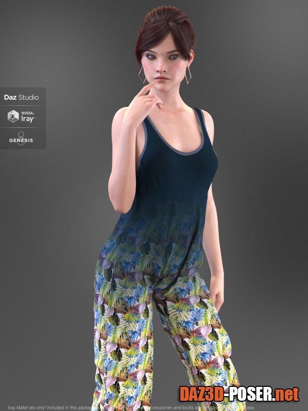 Dawnload EA Bulky Jumpsuit for Genesis 8 Female(s) for free