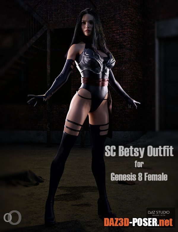 Dawnload SC Betsy Outfit for Genesis 8 Female for free