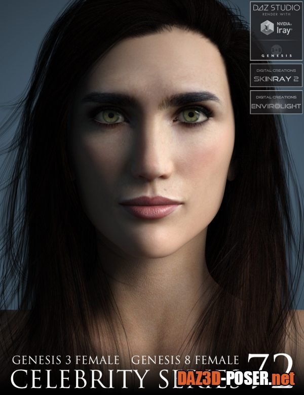 Dawnload Celebrity Series 72 for Genesis 3 and Genesis 8 Female for free