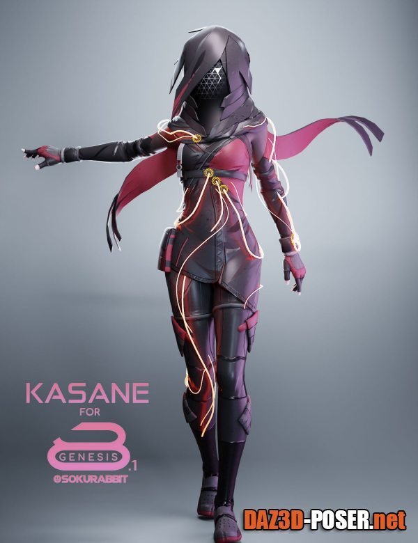 Dawnload Kasane for Genesis 8 and 8.1 Female for free