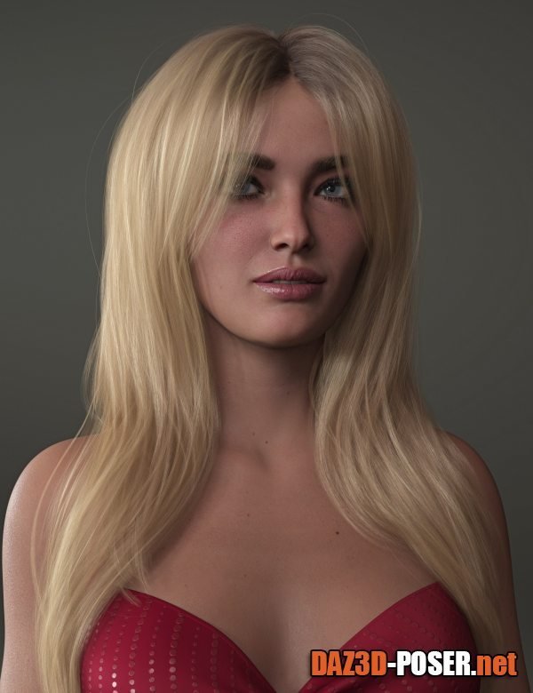 Dawnload Layered Long Hair for Genesis 8 Female for free