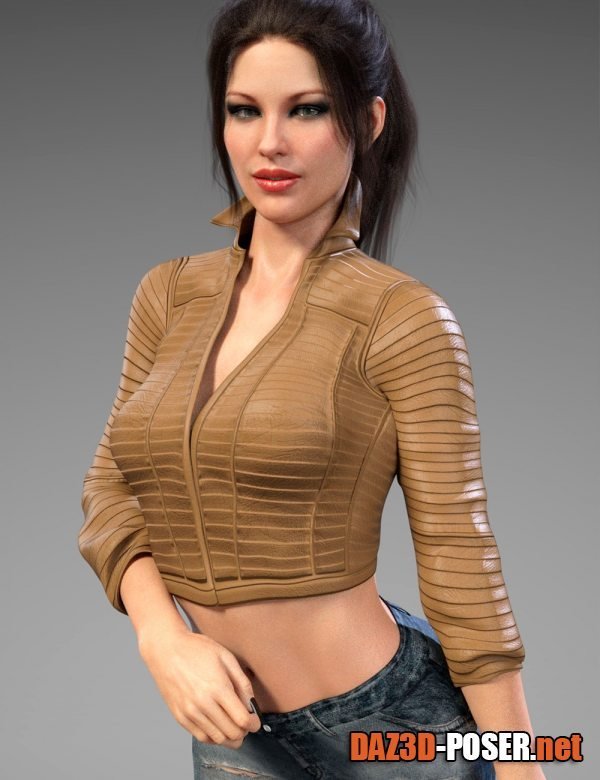 Dawnload X-Fashion 4 in 1 Leather Jacket for Genesis 8 Female(s) for free
