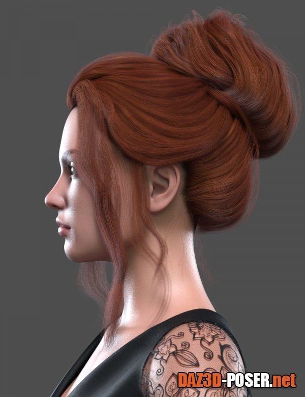 Dawnload Libra Updo for Genesis 8 and 8.1 Female for free