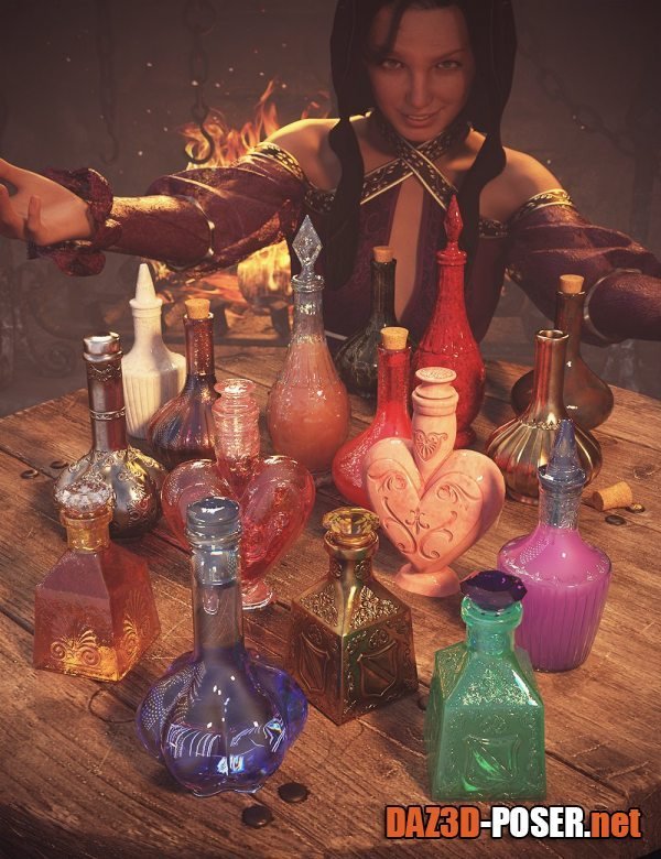 Dawnload Magical Potions and Bottles for free