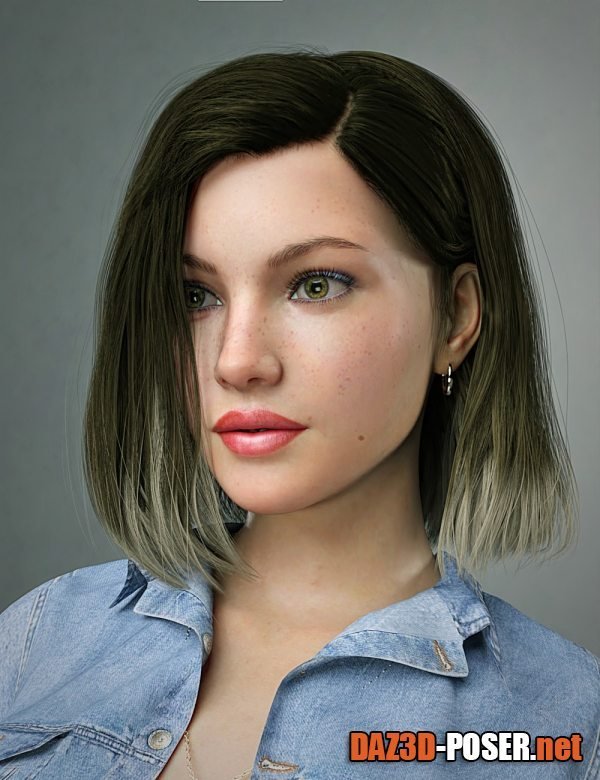 Dawnload SC Ana Hair for Genesis 8 and 8.1 Females for free
