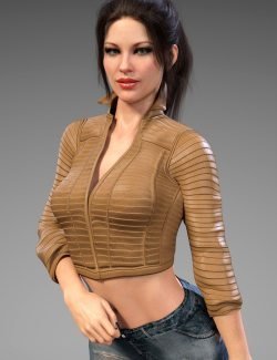 X-Fashion 4 in 1 Leather Jacket for Genesis 8 Female(s)