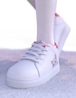 SU Cute Sneakers for Genesis 8 and 8.1 Females