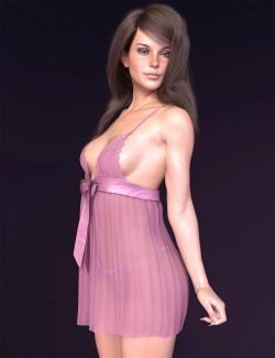 X-Fashion dForce Sheer Lace Babydoll for Genesis 8 and 8.1 Females