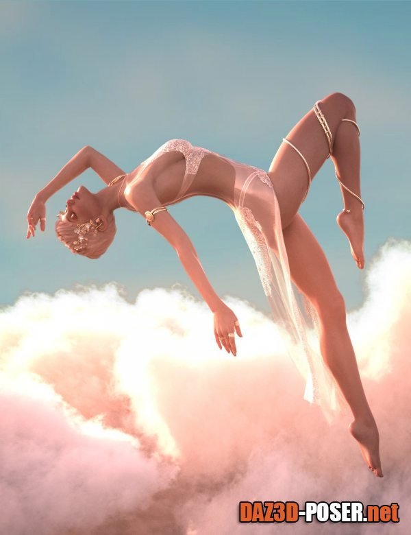 Dawnload Weightless Pose Set for Genesis 8.1 Female for free