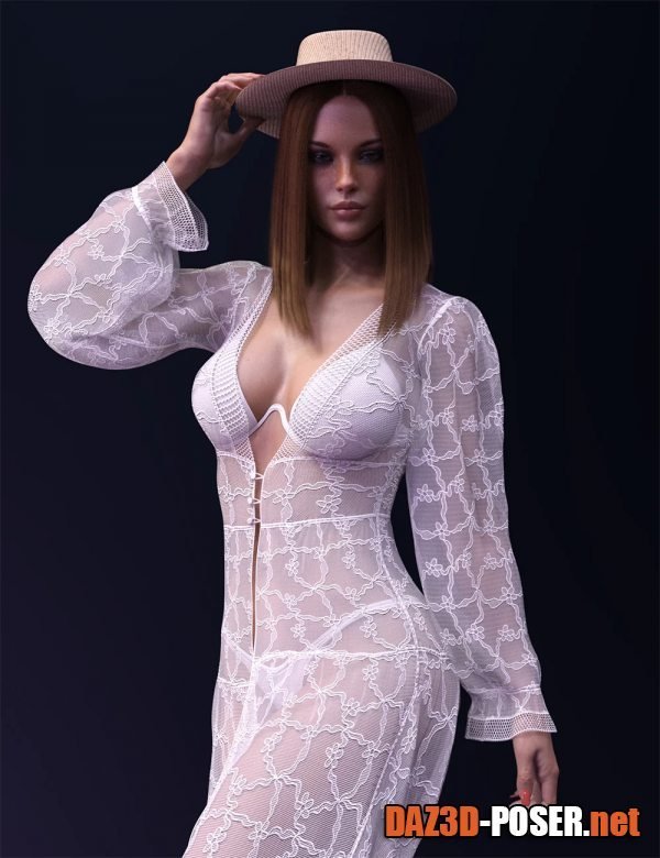 Dawnload X-Fashion dForce Summer Outfit for Genesis 8 and 8.1 Females for free