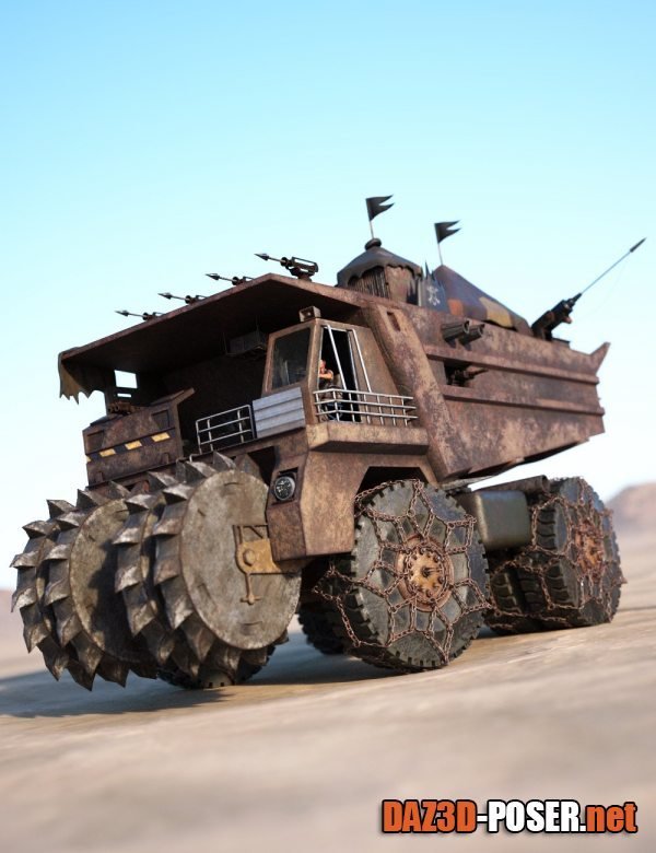 Dawnload Wasteland Mining Truck for free