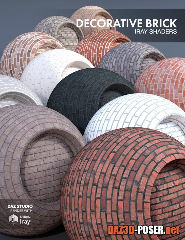 Dawnload Decorative Brick – Iray Shaders for free