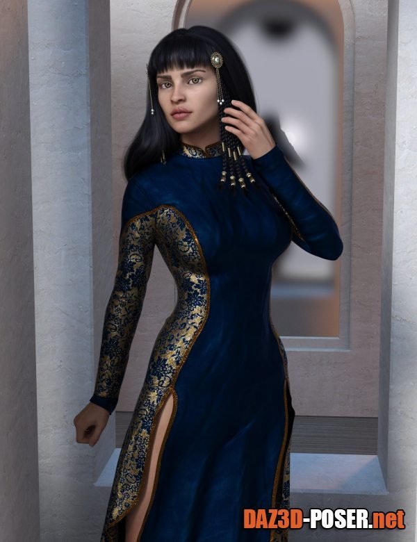 Dawnload dForce Altamira Outfit for Genesis 8 and 8.1 Female for free