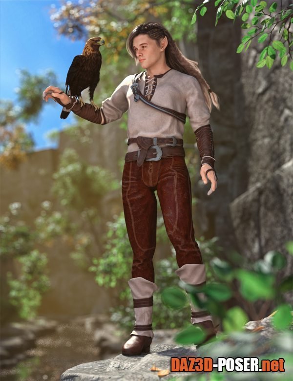 Dawnload Rogue Elf Outfit for Genesis 8 and 8.1 Males for free