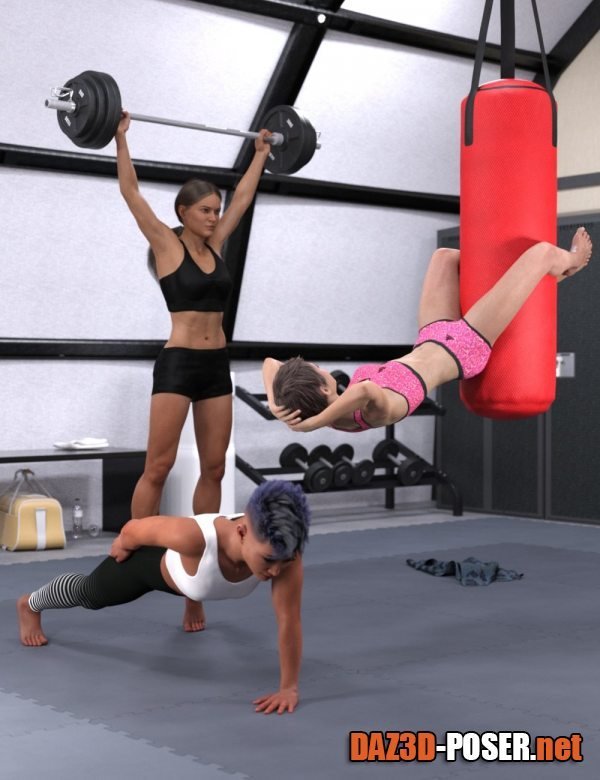 Dawnload Excellent Exercise Poses for Genesis 8 and 8.1 Female for free