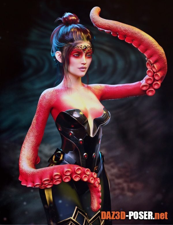 Dawnload FPE Tentacle Arms for Genesis 8 and 8.1 Females for free