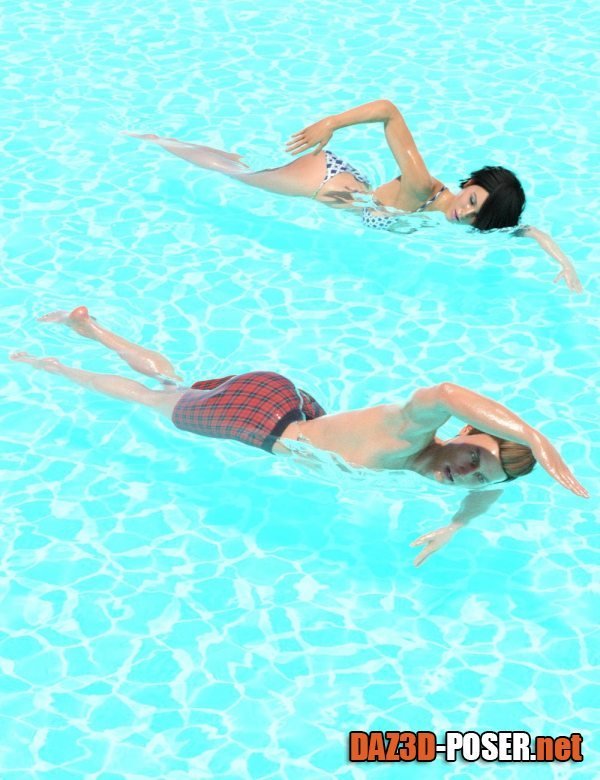 Dawnload Free Style Swim Cycle for Genesis 8 Male(s) and Female(s) for free