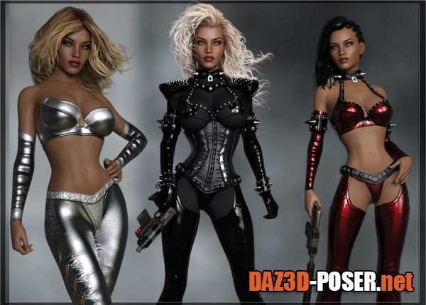 Dawnload Badazz Babes Bodyglove Set for free