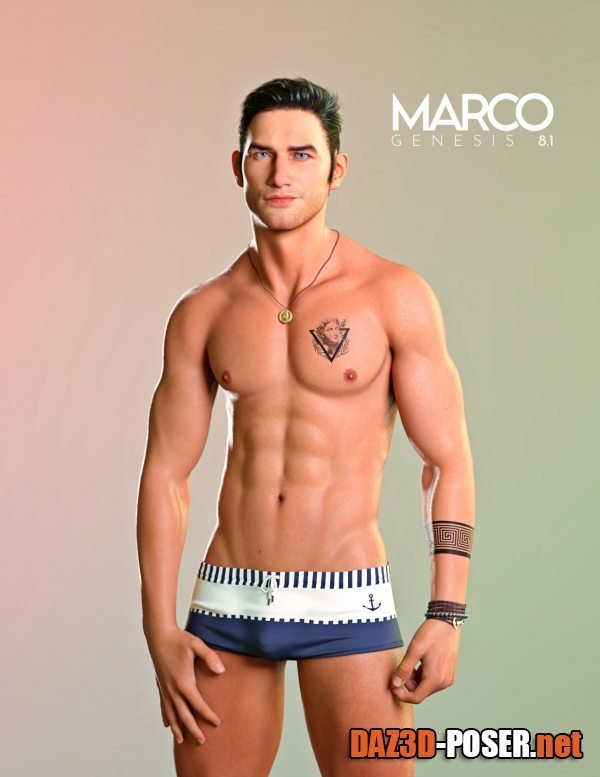Dawnload Marco for Genesis 8.1 Male for free