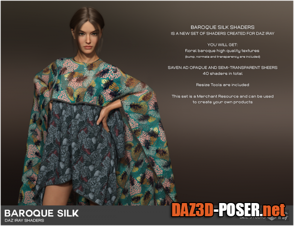 Dawnload Daz Iray – Baroque Silk for free