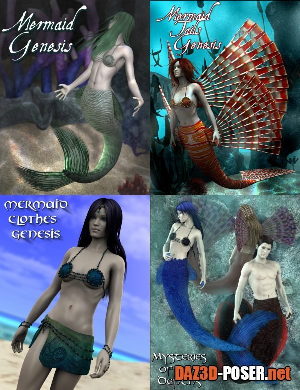 Dawnload Mermaid Genesis Mega Bundle for free