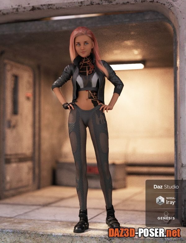 Dawnload Streetwear for Genesis 8 and 8.1 Female for free