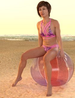 Asymmetric Strap Suit for Genesis 8 and 8.1 Females