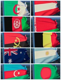 dForce Flags Of The World Collection