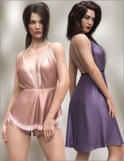 dForce Silky Nights 2 Outfit for Genesis 8 Females