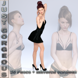 Just Gorgeous Poses for G3F