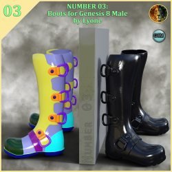Lyones Number 03 boots for G8M