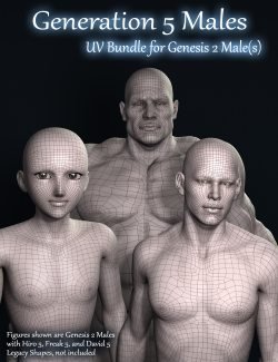 Generation 5 UV Bundle for Genesis 2 Male(s)