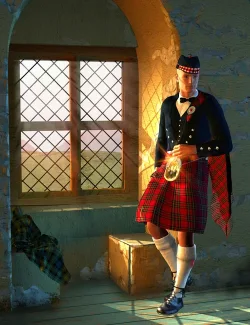 Scottish Kilts - Prince Charlie Outfit