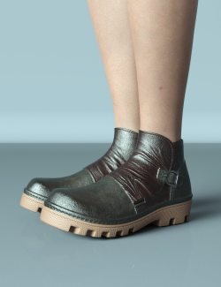 SPR 2-in-1 Flat Shoes for Genesis 8.1 Female
