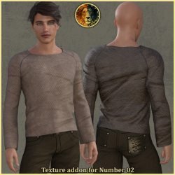 Texture addon for Number 02 outfit for G8M