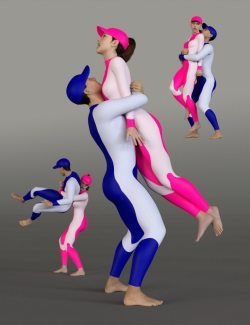 Wrestling Hold Poses for Genesis 8 and 8.1