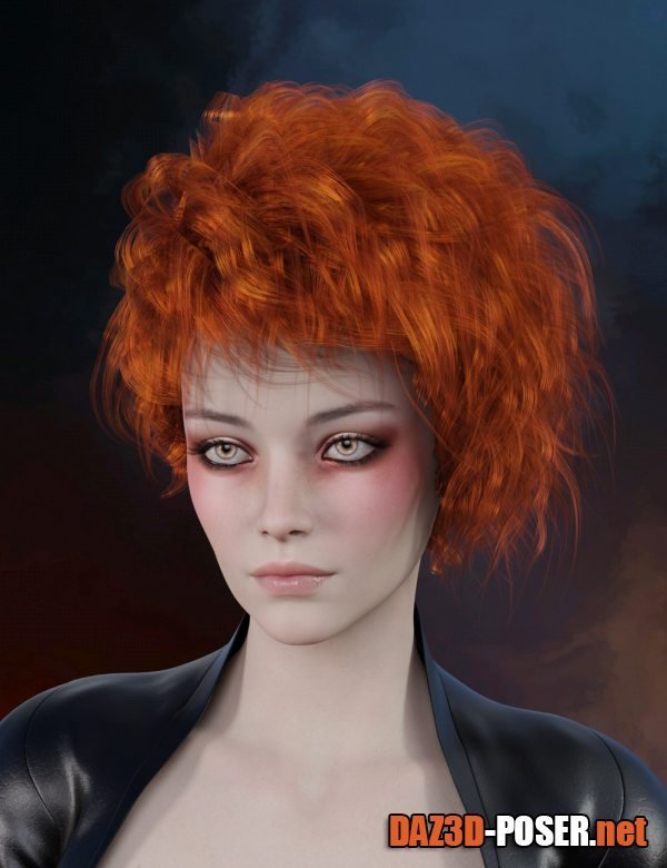 Dawnload Valen Hair for Genesis 8 Females and Males for free
