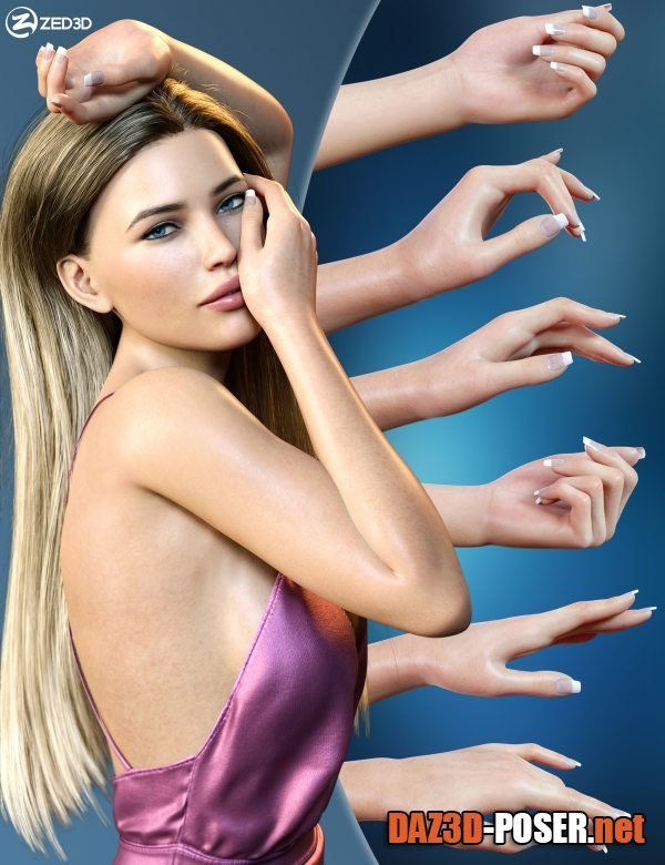 Dawnload Z Hands of Beauty for Genesis 8 and 8.1 Female for free