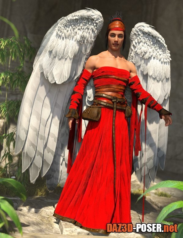 Dawnload dForce Angeloi Outfit for Genesis 8 and 8.1 Male for free