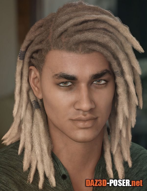 Dawnload Camilo Hair for Genesis 8 and 8.1 for free