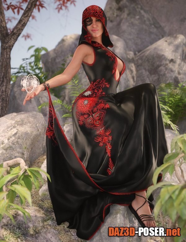 Dawnload dForce Voaldrael Outfit for Genesis 8 Female for free