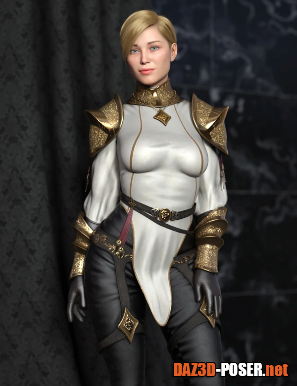 Dawnload dForce Imperial Cadet Outfit for Genesis 8 and 8.1 Females for free