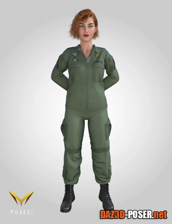 Dawnload FG Military Outfit for Genesis 8.1 Female for free