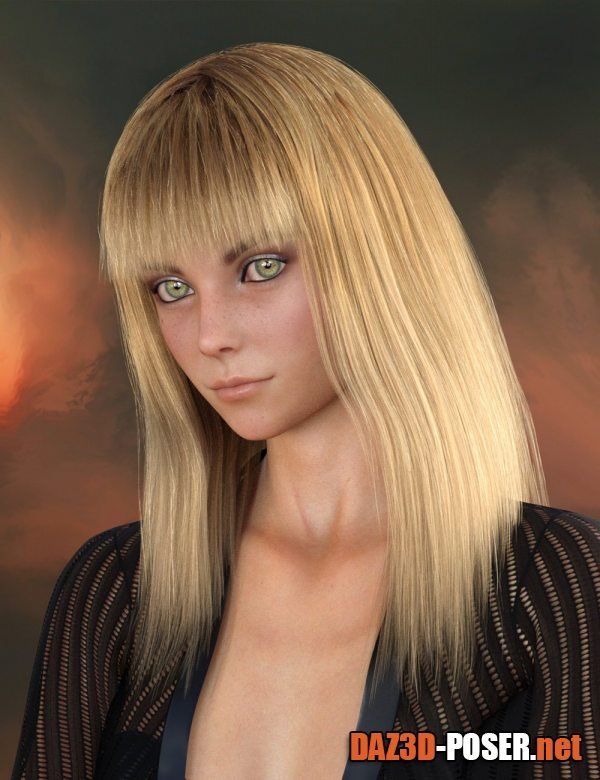 Dawnload Hoku Hair for Genesis 8 and 8.1 for free