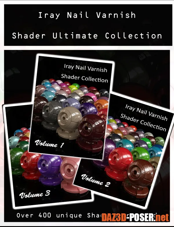 Dawnload Iray Nail Varnish Shaders Ultimate Collection for free