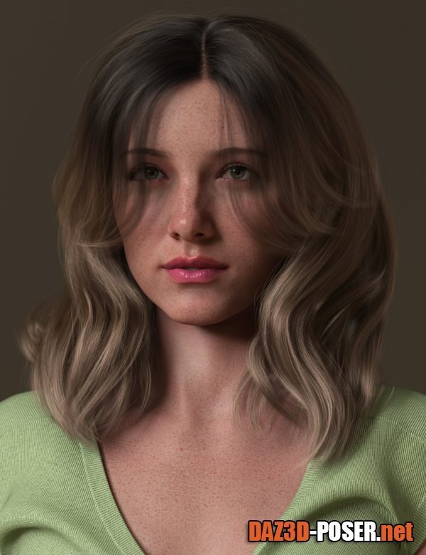 Dawnload Layered Spring Style Hair for Genesis 8 and 8.1 Females for free