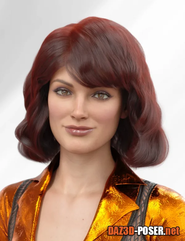 Dawnload dForce Mayfair Hair for Genesis 8 and 8.1 Females for free