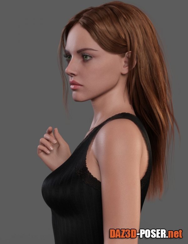 Dawnload PS Croft Hair for Genesis 8 and 8.1 Females for free