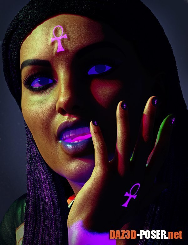 Dawnload SBibb Egyptian Ankh Makeup Set for Genesis 8 Female for free