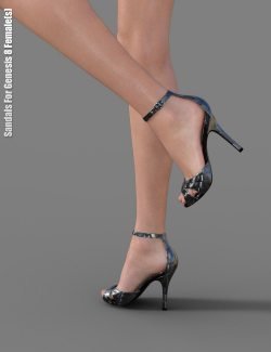 Sandals for Genesis 8 Female(s)